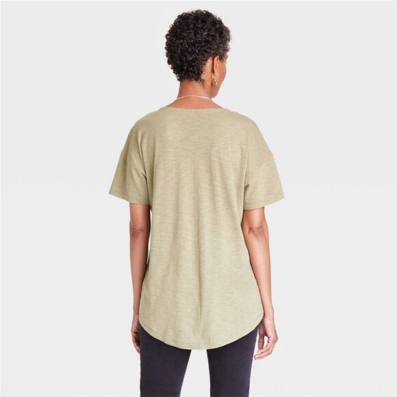 Knox Rose Essential Henley Tunic Tee - Picture 3 of 6